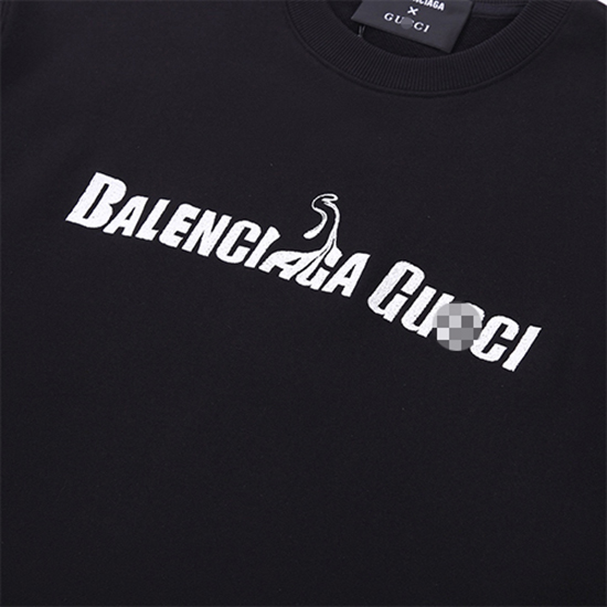 グッチ × バレンシアガコピー   スウェット長袖 Tシャツ