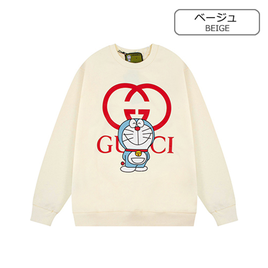 グッチ偽物 × DORAEMONコピー   スウェット長袖 Tシャツ