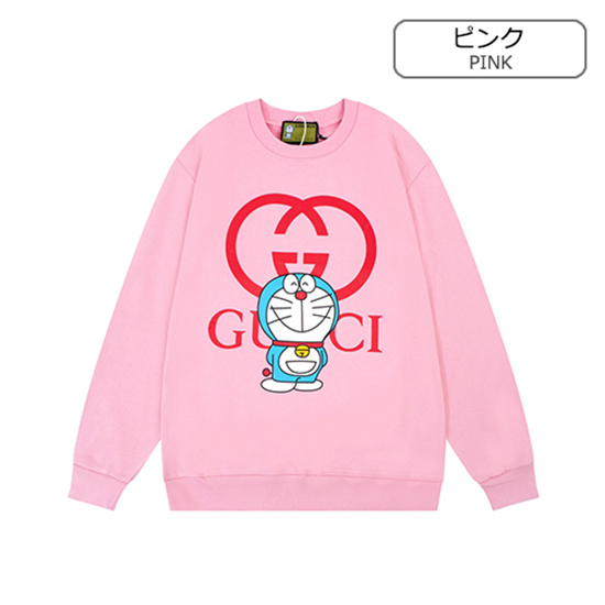 グッチ偽物 × DORAEMONコピー   スウェット長袖 Tシャツ