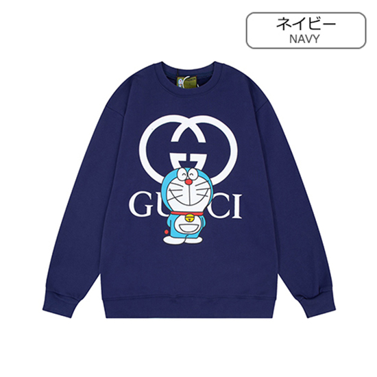 グッチ偽物 × DORAEMONコピー   スウェット長袖 Tシャツ
