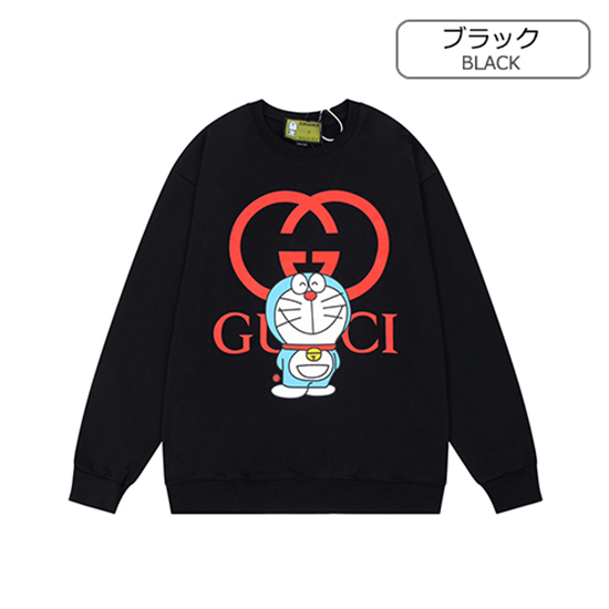 グッチ偽物 × DORAEMONコピー   スウェット長袖 Tシャツ