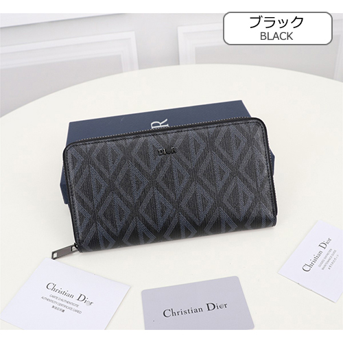 ディオール激安ファスナ付き 長財布  高品質