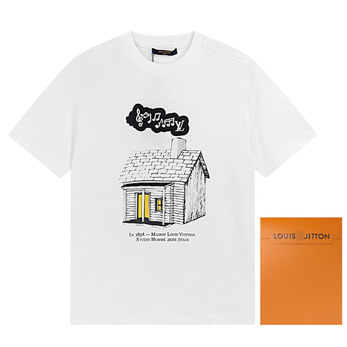 ルイヴィトン偽物メンズ レディース 半袖Tシャツ