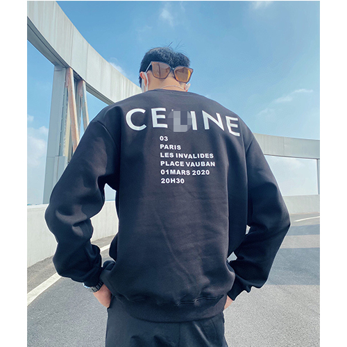 セリーヌスーパーコピー   長袖　スウェットTシャツ 