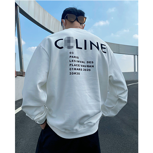 セリーヌスーパーコピー   長袖　スウェットTシャツ 