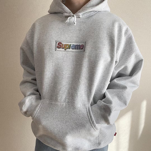 シュプリームコピー Supreme 22SS Bling Box Logo  ボックス·ロゴ フード パーカー