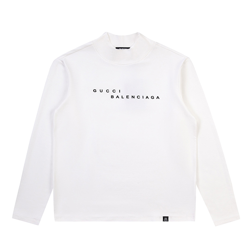 コラボシリーズ グッチ  x バレンシアガ  長袖 Tシャツ 偽物