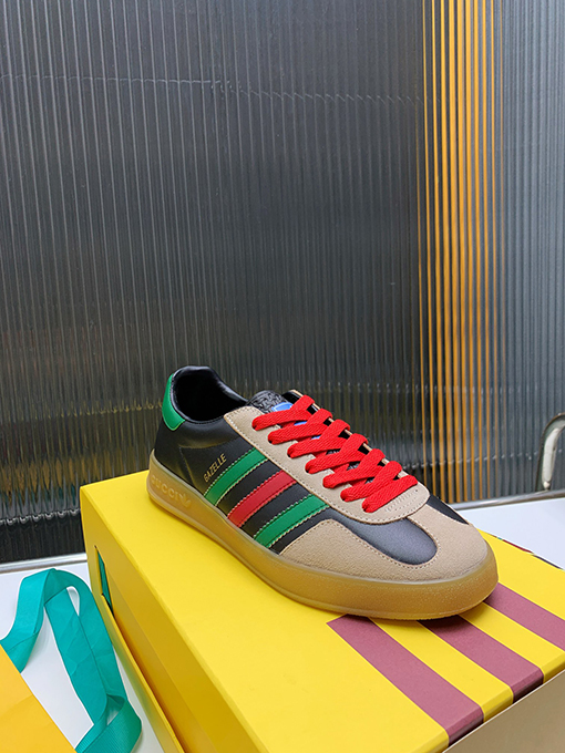 復古系 アディダス×グッチコラボレーション ガゼルスニーカースーパーコピー   Gazelle 2カラー