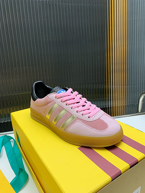 復古系 アディダス×グッチコラボレーション ガゼルスニーカースーパーコピー   Gazelle 2カラー