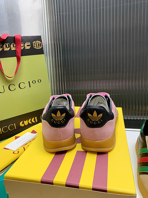 復古系 アディダス×グッチコラボレーション ガゼルスニーカースーパーコピー   Gazelle 2カラー