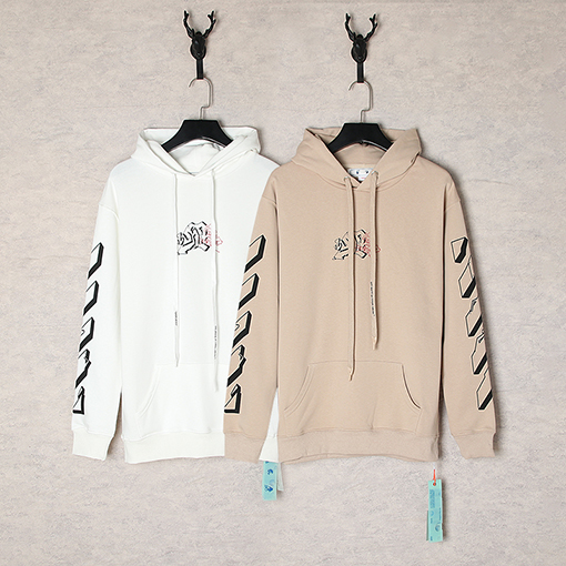 入荷!!オフホワイトコピースフード パーカー トップス
