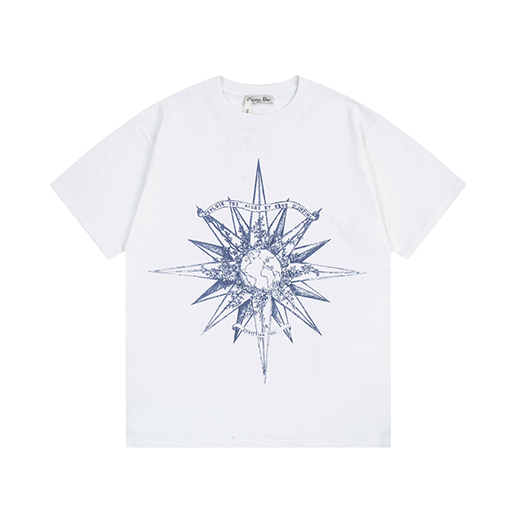 NEW ディオール服コピー半袖 Tシャツの通販   星アルファベットのロゴ