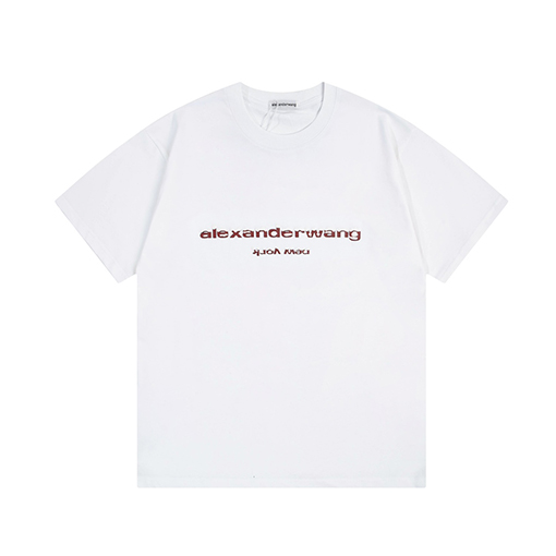 春新商品入荷!!  アレキサンダーワンスーパーコピークラシックグラデーションロゴ 半袖Tシャツ