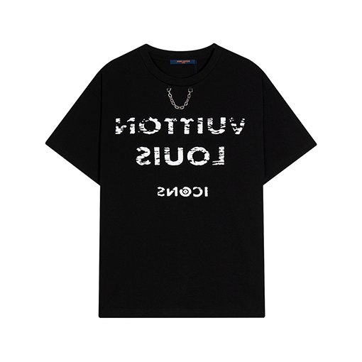 ルイヴィトン半袖Tシャツスーパーコピー LVチェーン半袖