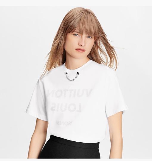 ルイヴィトン半袖Tシャツスーパーコピー LVチェーン半袖