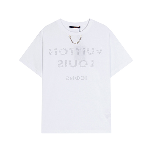 ルイヴィトン半袖Tシャツスーパーコピー LVチェーン半袖