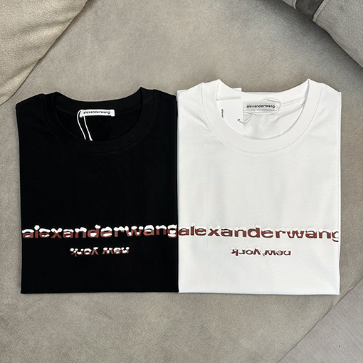 入荷!! アレキサンダーワン半袖TシャツコピーAlexander Wangロゴプリント