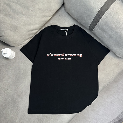 入荷!! アレキサンダーワン半袖TシャツコピーAlexander Wangロゴプリント