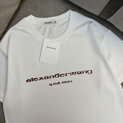 入荷!! アレキサンダーワン半袖TシャツコピーAlexander Wangロゴプリント