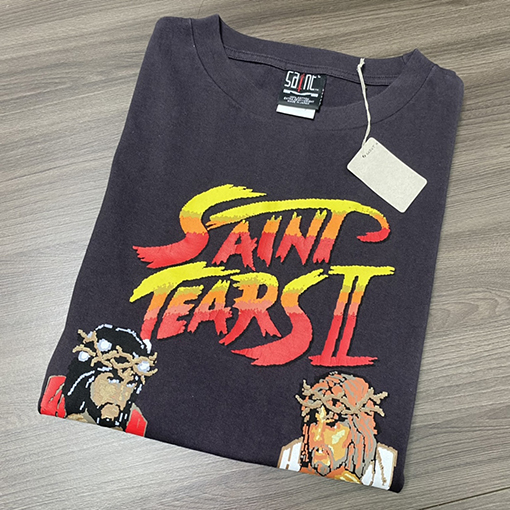 セント マイケル半袖スーパーコピー Saint Michael X DENIM TEARS Saint Tears II VS TEE