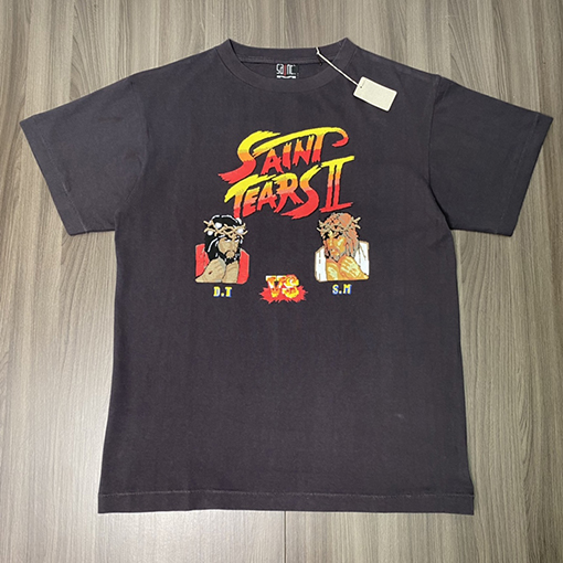 セント マイケル半袖スーパーコピー Saint Michael X DENIM TEARS Saint Tears II VS TEE