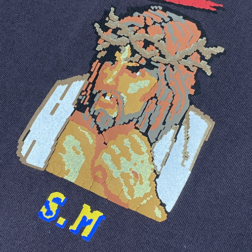 セント マイケル半袖スーパーコピー Saint Michael X DENIM TEARS Saint Tears II VS TEE