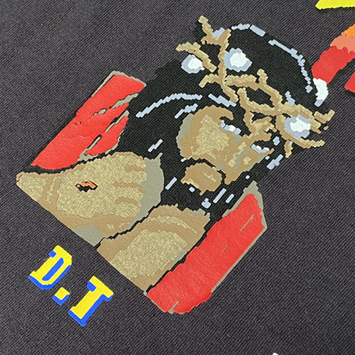 セント マイケル半袖スーパーコピー Saint Michael X DENIM TEARS Saint Tears II VS TEE