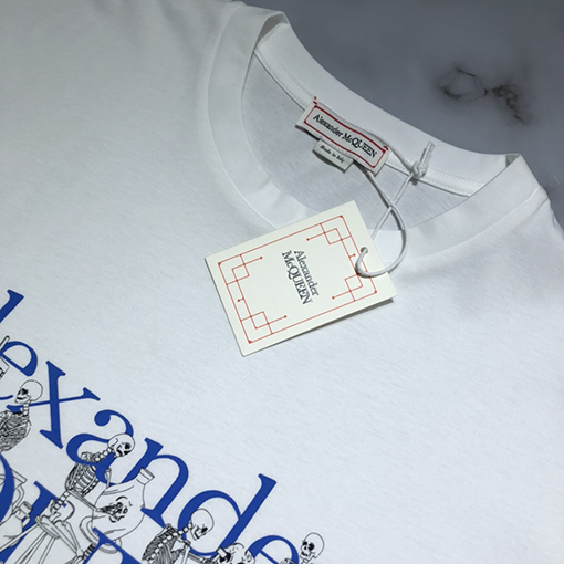 アレキサンダーマックイーン 半袖  Tシャツ  Alexander McQueen プリント