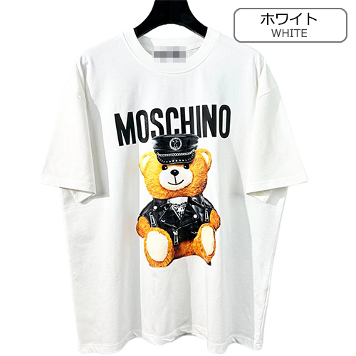 モスキーノ 半袖Tシャツ  コピー  プリント半袖Tシャツ  メンズファッション通販  2色
