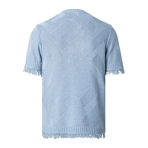 フェンディ ニット 半袖Tシャツ フリンジニットセーター - 暖かく快適なファッション