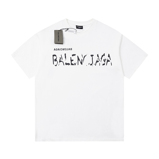 バレンシアガ 半袖Tシャツ 2023SS   BALENCIAGA  ロゴ印刷Tシャツ