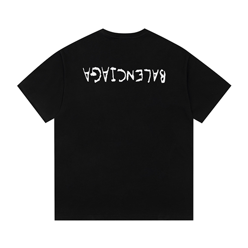 バレンシアガ 半袖Tシャツ 2023SS   BALENCIAGA  ロゴ印刷Tシャツ