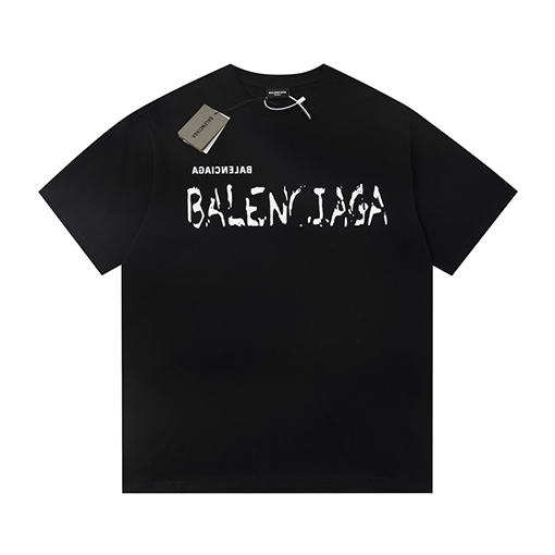 バレンシアガ 半袖Tシャツ 2023SS   BALENCIAGA  ロゴ印刷Tシャツ