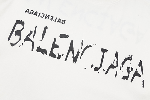 バレンシアガ 半袖Tシャツ 2023SS   BALENCIAGA  ロゴ印刷Tシャツ