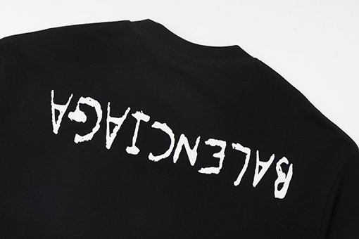 バレンシアガ 半袖Tシャツ 2023SS   BALENCIAGA  ロゴ印刷Tシャツ