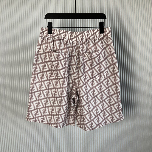 フェンディ ショートパンツ 男女兼用！ FENDI 双Fプリント短パンツ