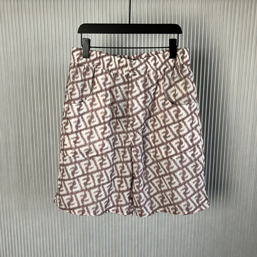 フェンディ ショートパンツ 男女兼用！ FENDI 双Fプリント短パンツ
