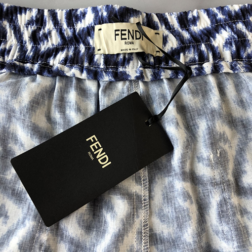 フェンディ ショートパンツ 男女兼用！ FENDI 双Fプリント短パンツ