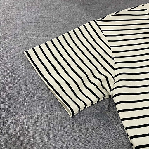 ジルサンダー 短袖Tシャツ  スーパーコピー  JIL SANDERストライプ短袖Tシャツ