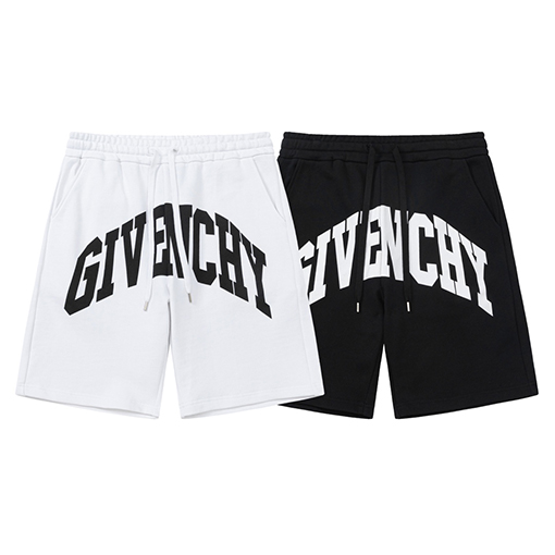 ジバンシイ スウェットパンツ スーパーコピー GIVENCHYアーチ型ロゴのショートパンツ