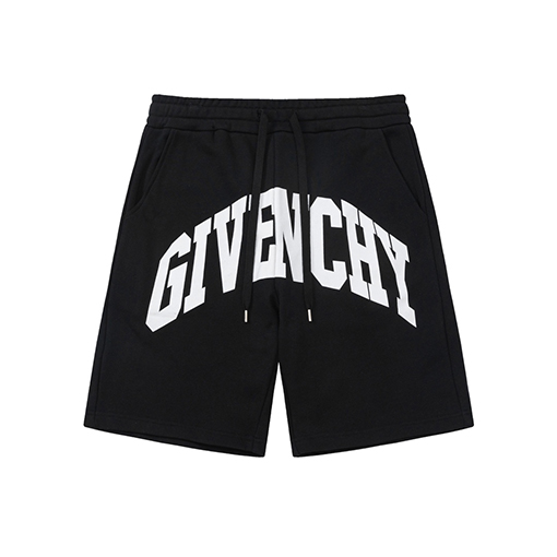ジバンシイ スウェットパンツ スーパーコピー GIVENCHYアーチ型ロゴのショートパンツ