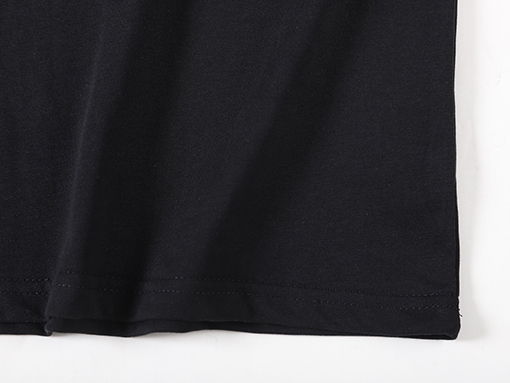 ロエベ ロゴ刺繍のカラフルなラウンドネック短袖Tシャツ