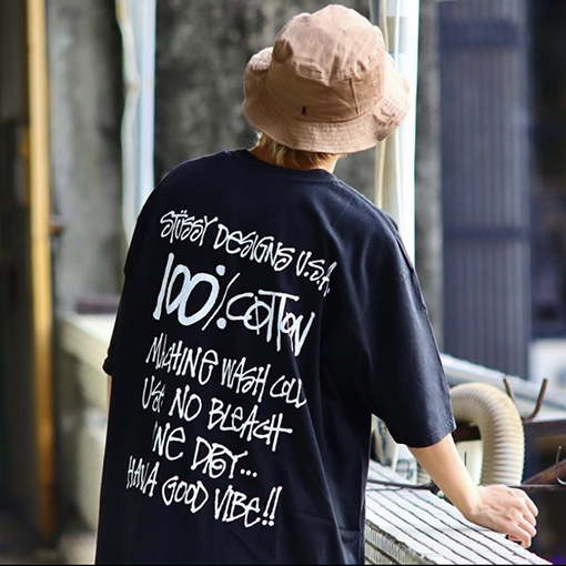 ステューシー 23SS 100% コットンTシャツ