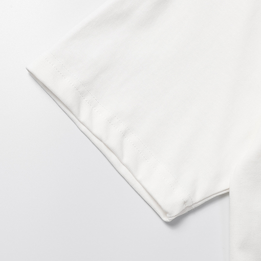 コラボ オフホワイト x クロムハーツの刺繍クロス短袖Tシャツ