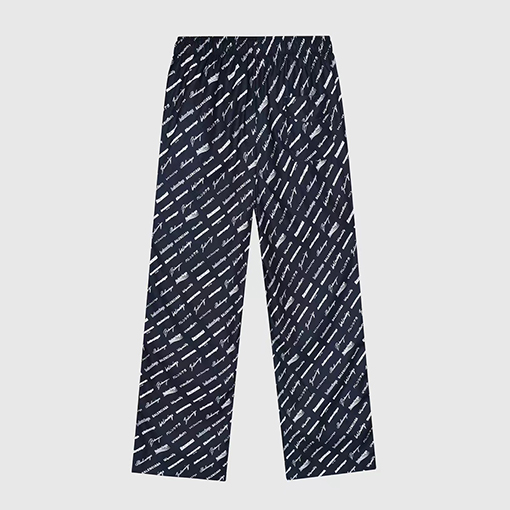 バレンシアガ スウェットパンツ コピー   Logomania All Over ワイドレッグパンツ