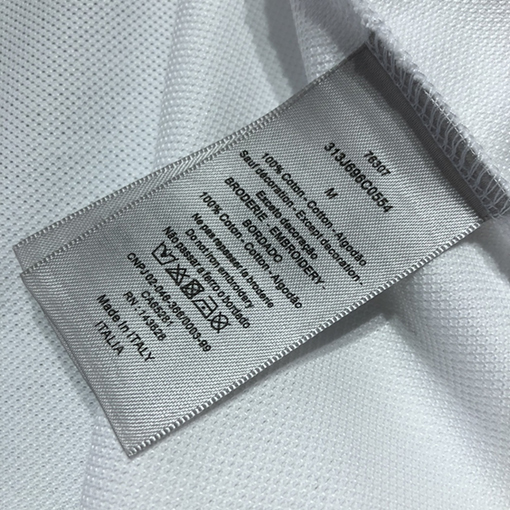 ディオール 半袖Tシャツ  DIOR 花柄襟付きショートスリーブPOLO Tシャツ