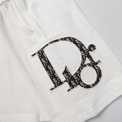 ディオール ハーフパンツ コピー  DIOR  レリーフ加工プリントショートパンツ