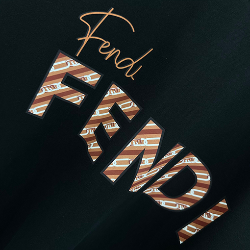 フェンディ タンクトップ  スーパーコピー FENDI プリント半袖Tシャツ
