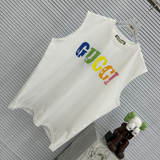 グッチタンクトップ  スーパーコピーGUCCI  プリント半袖Tシャツ