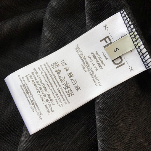 フェンディ Tシャツ FENDI 新しいダブルFタオル半袖Tシャツ